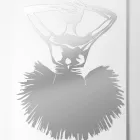 Pikturë me Zbukurim Pasqyre e Balerinit Made in Italy - Evie Viadurini