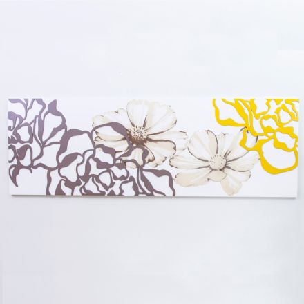Pikturë me lule bozhure Made with Laser Made in Italy - Freya Viadurini