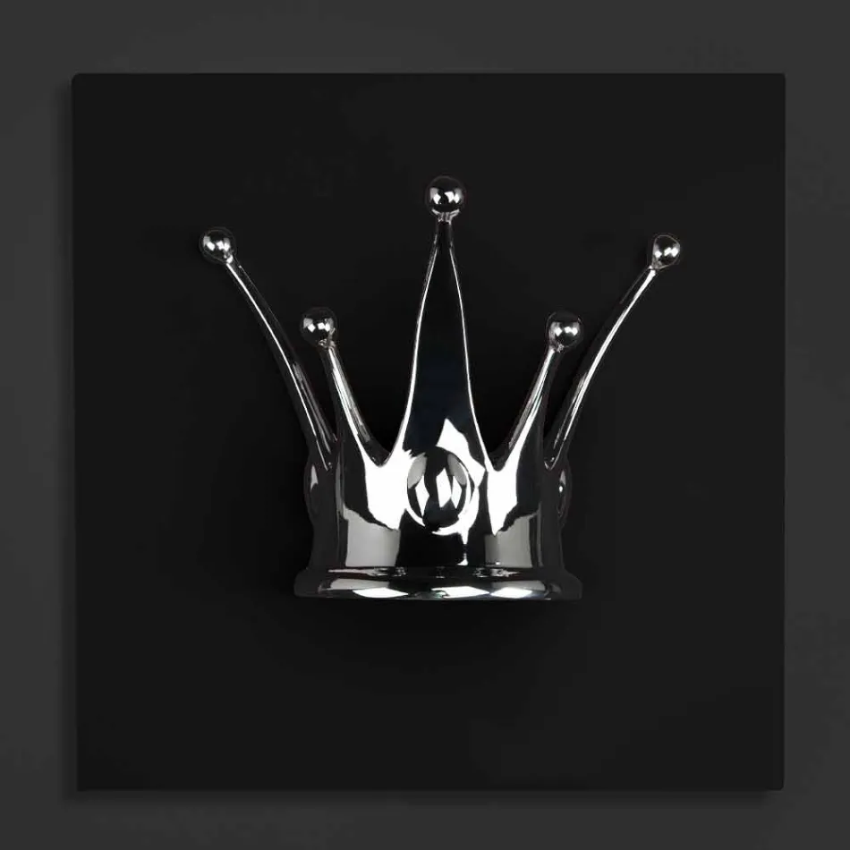 Piktura moderne e murit në dru dhe rrëshirë e prodhuar në Itali - Corona Viadurini