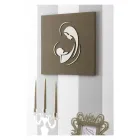 Foto e gdhendur me lazer e Madonës me fëmijë Prodhuar në Itali - Bashira Viadurini