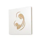 Foto e gdhendur me lazer e Madonës me fëmijë Prodhuar në Itali - Bashira Viadurini