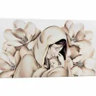 Paneli modern i dizajnit në lehtësim në kanavacë të bërë në Itali Sole Viadurini