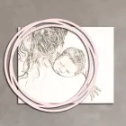 Foto prej druri me printim të gruas me fëmijë Prodhuar në Itali - Tajvan Viadurini