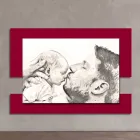 Foto druri me stampim të burrit me fëmijë Prodhuar në Itali - Kosovë Viadurini