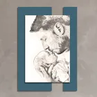 Foto druri me stampim të burrit me fëmijë Prodhuar në Itali - Kosovë Viadurini