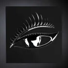 Kornizë artizanale moderne në dru, çelik dhe rrëshirë e prodhuar në Itali - Syri Viadurini