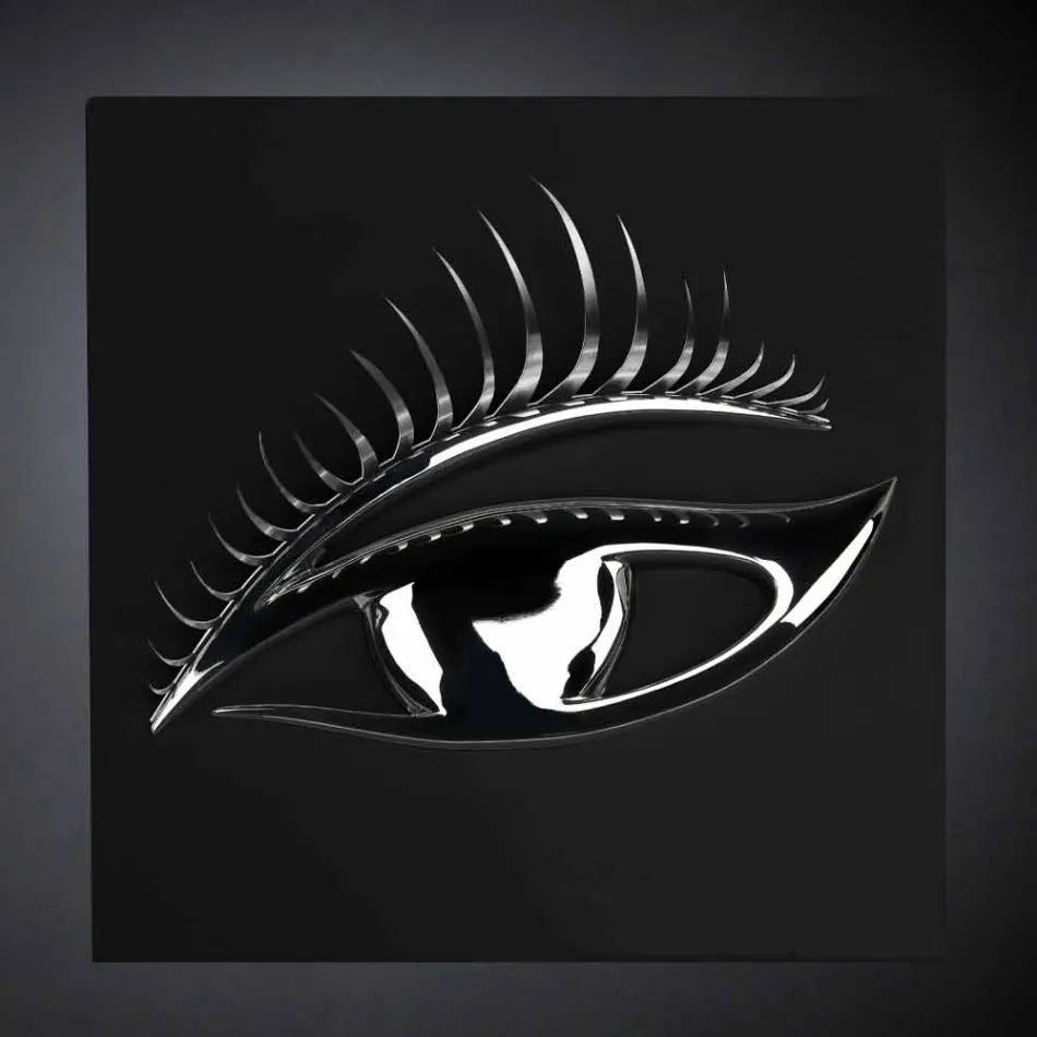 Kornizë artizanale moderne në dru, çelik dhe rrëshirë e prodhuar në Itali - Syri Viadurini