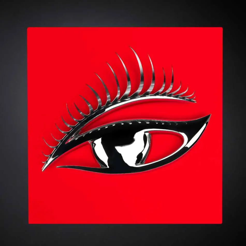 Kornizë artizanale moderne në dru, çelik dhe rrëshirë e prodhuar në Itali - Syri Viadurini