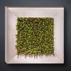 Foto Moderne e Murit në Lule Metalike dhe Artificiale Prodhuar në Itali - Trimo Viadurini