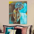 Grua moderne e grave pikturë e zbukuruar me detaje në rrëshirë të ëmbël Viadurini