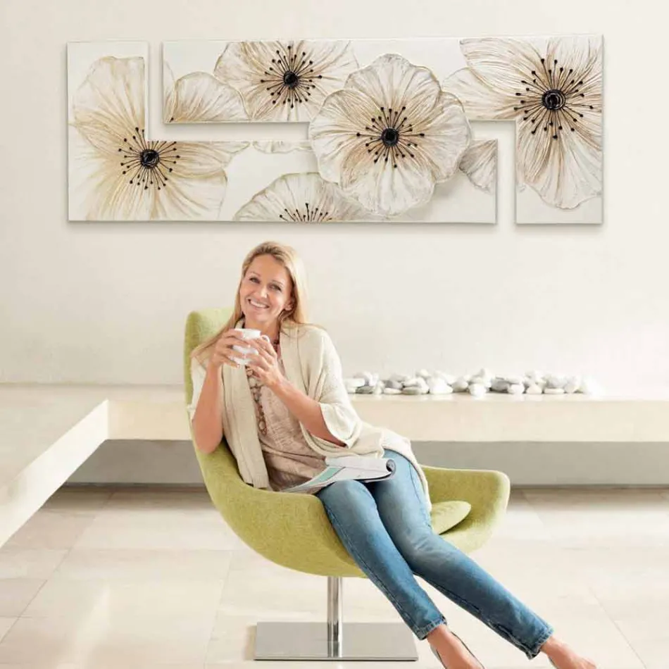 Kuadri Petuna Pintdecor Viadurini