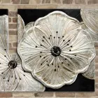 Kuadri Petunia Pintdecor i Argjend i Vogël Viadurini