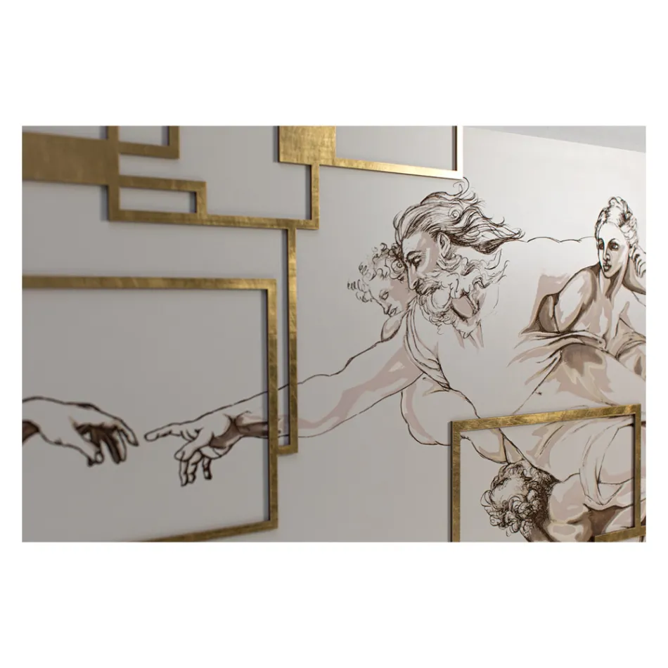 Foto e bërë me lazer që përshkruan krijimin e krijuar në Itali - Pirucchio Viadurini