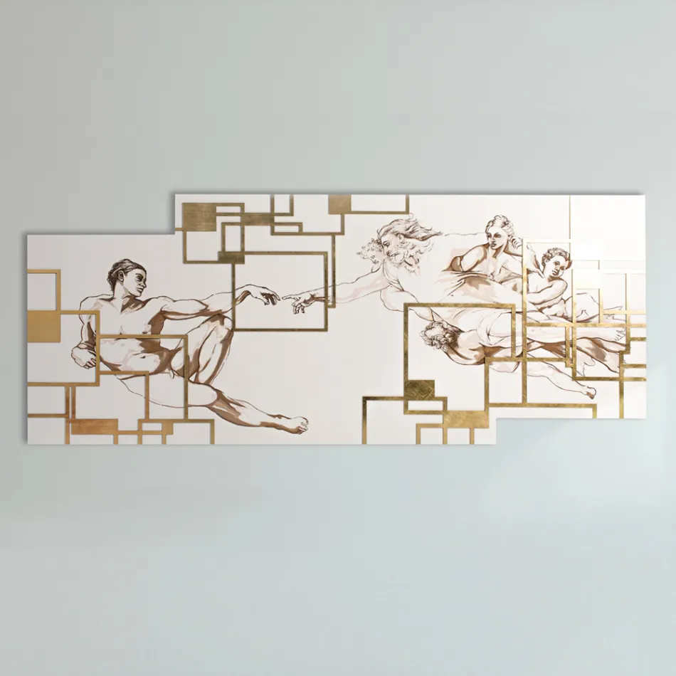 Foto e bërë me lazer që përshkruan krijimin e krijuar në Itali - Pirucchio Viadurini