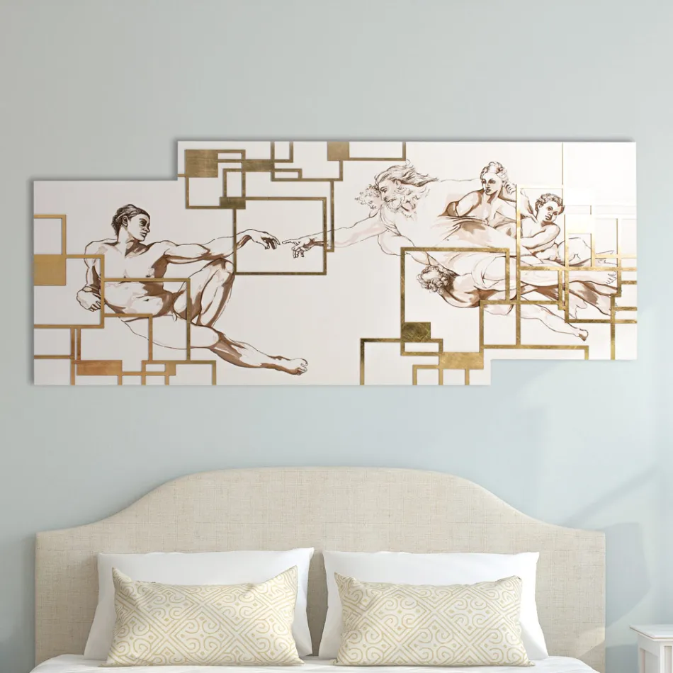 Foto e bërë me lazer që përshkruan krijimin e krijuar në Itali - Pirucchio Viadurini