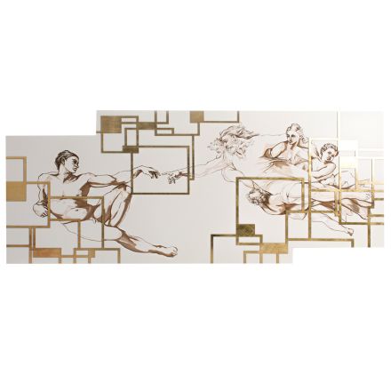 Foto e bërë me lazer që përshkruan krijimin e krijuar në Itali - Pirucchio Viadurini