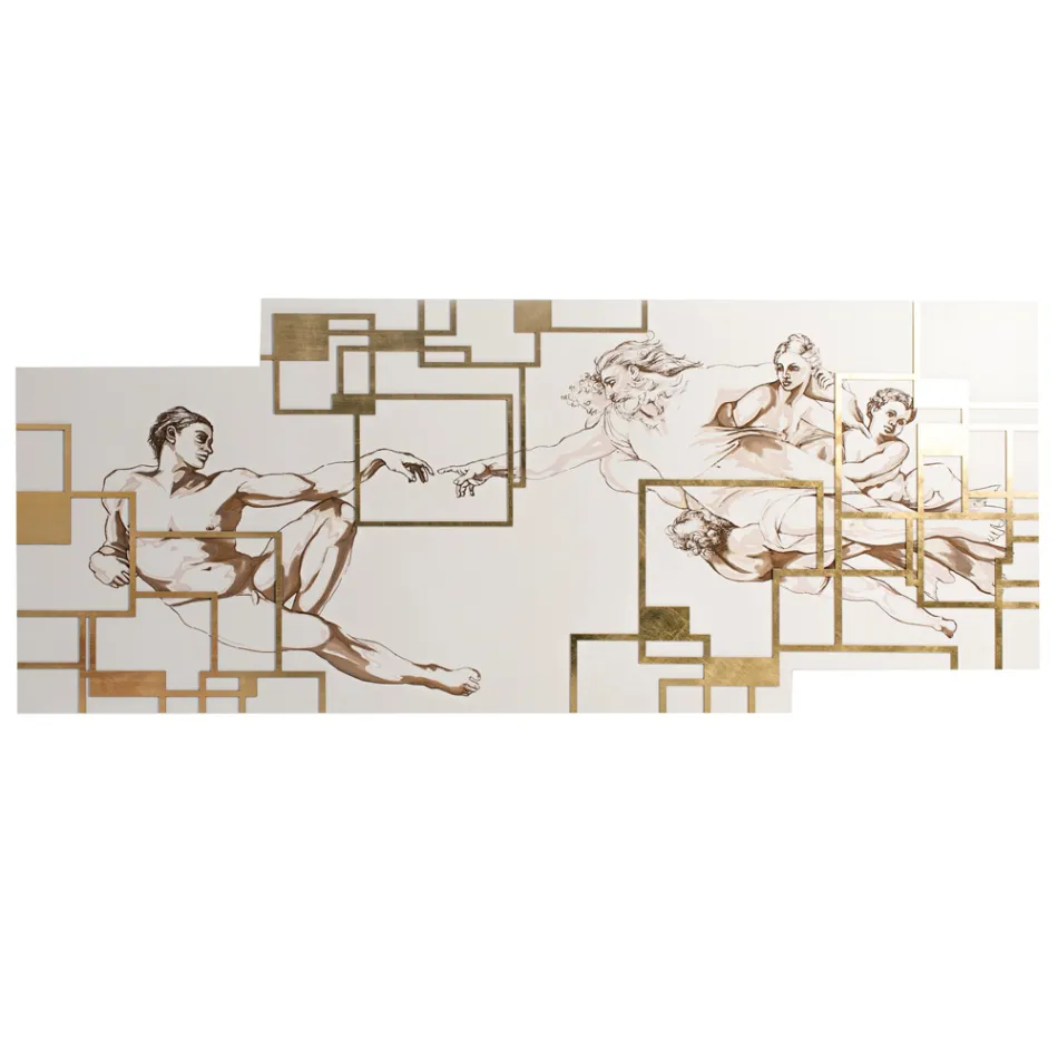 Foto e bërë me lazer që përshkruan krijimin e krijuar në Itali - Pirucchio Viadurini