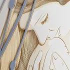 Pikturë drejtkëndore e bërë me lazer me perëndeshë dhe fëmijë Made in Italy - Nagi Viadurini