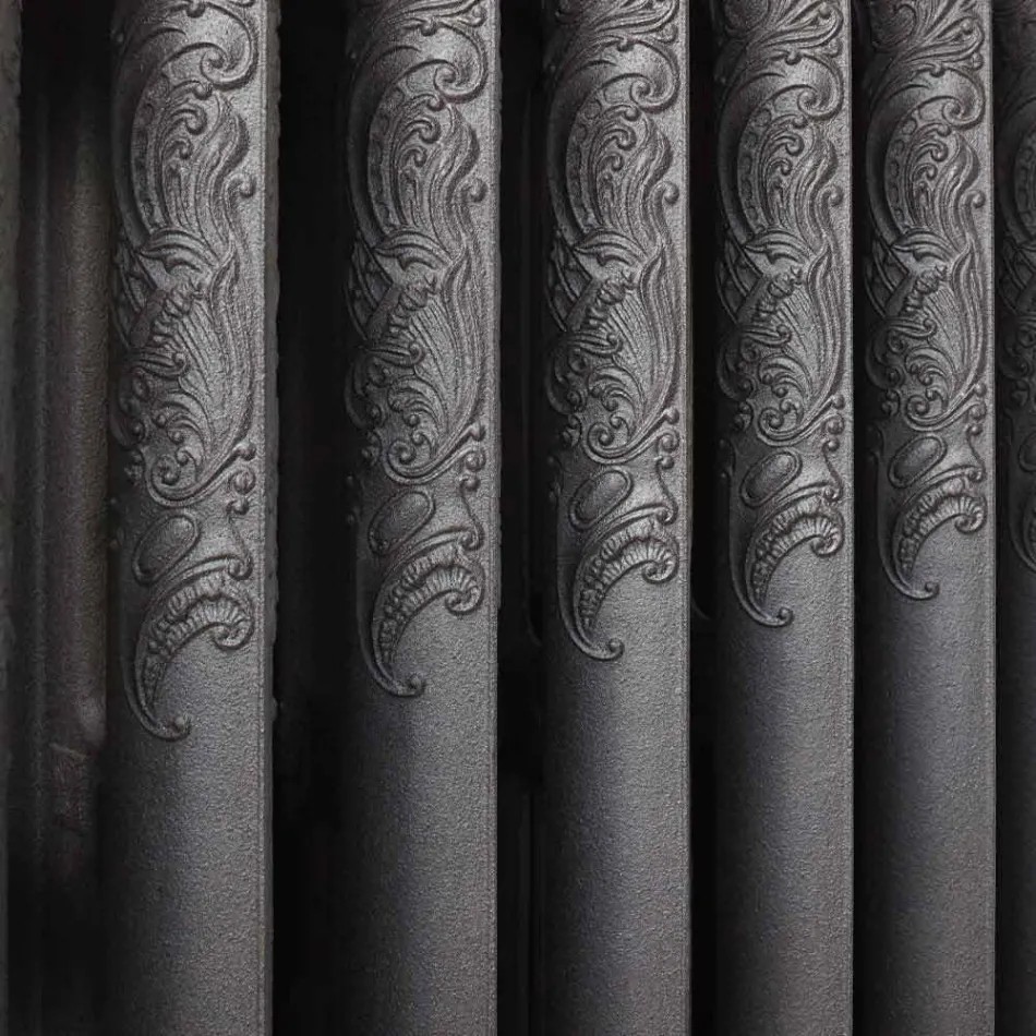 Dizajnoni Radiatorin 7 Elemente të Dekoruar në Gize nga Toka deri në 1062 W - Barok Viadurini