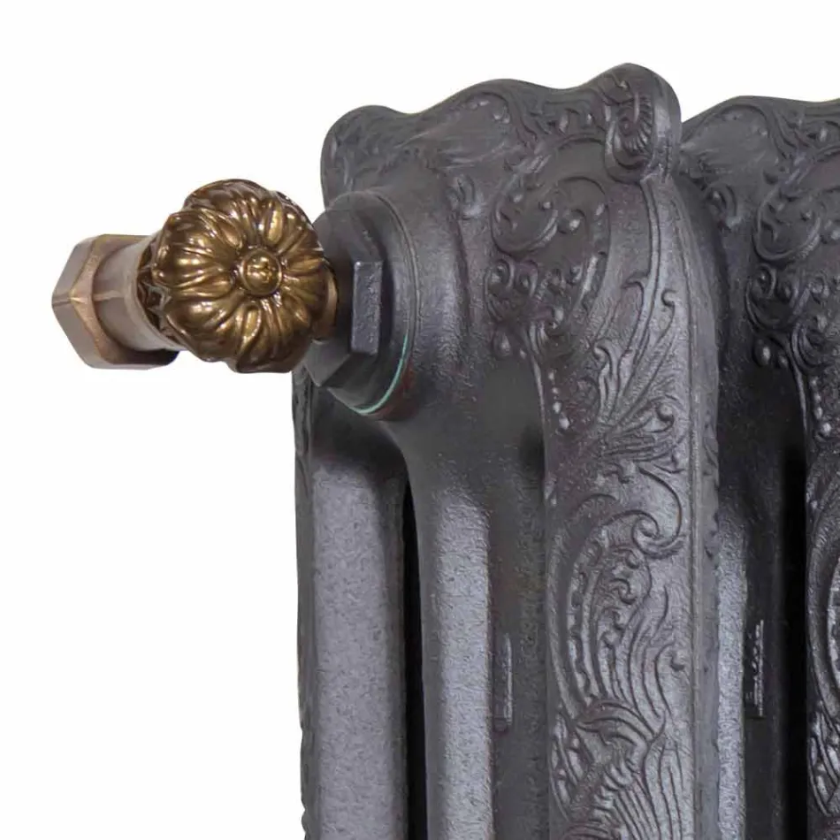 Dizajnoni Radiatorin 7 Elemente të Dekoruar në Gize nga Toka deri në 1062 W - Barok Viadurini