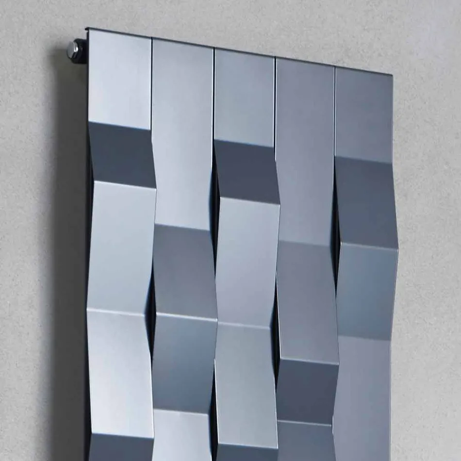 Projektim modern Radiator elektrik me mur çeliku deri në 1400 Watt - Gurë Viadurini