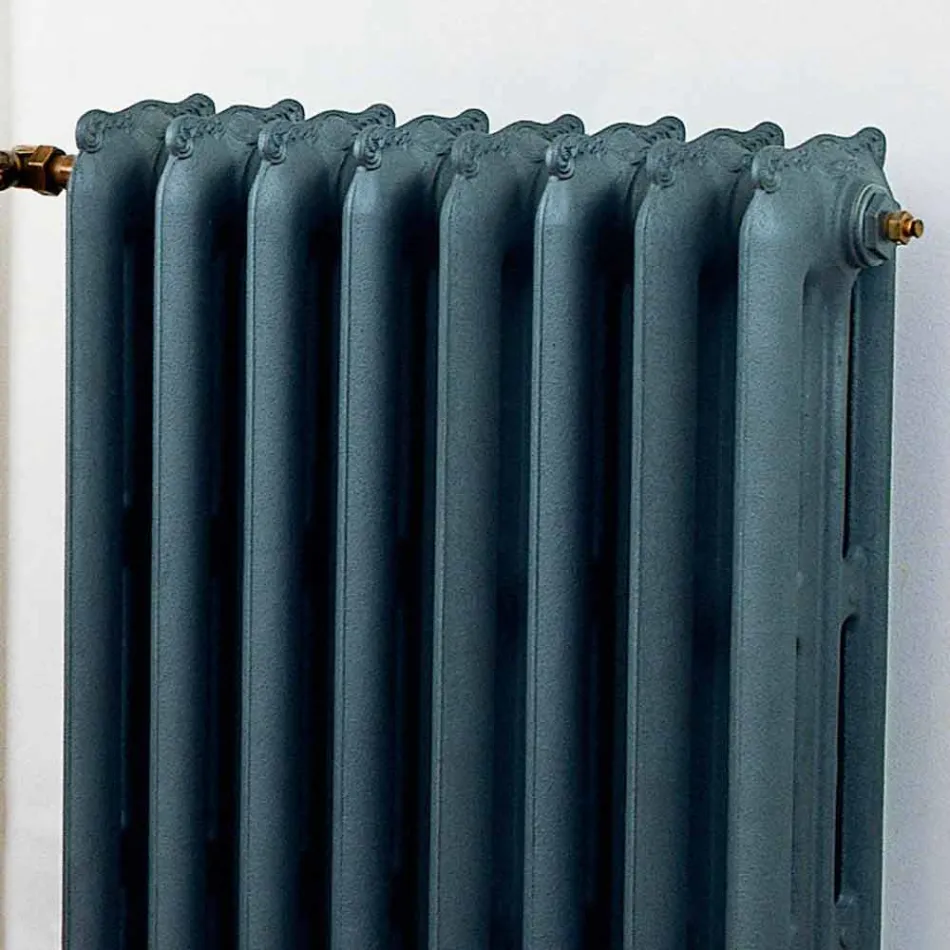 Radiator hidraulik retro hidraulik prej gize me 3 kolona Tiffany nga Scirocco H Viadurini