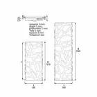 Dizajn vertikal Radiator hidraulik deri në 903 W - Flora Viadurini