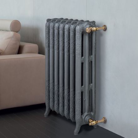 Radiator Hidraulik Gize me 3 Kolona të Dekoruara - Vanilinë Viadurini