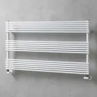 Ngrohës për Horizontal Radiator për Peshqir në Projektim Çeliku 750 W - Nibbio Viadurini