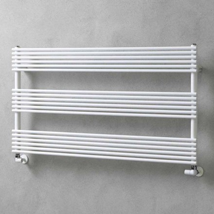 Ngrohës për Horizontal Radiator për Peshqir në Projektim Çeliku 750 W - Nibbio Viadurini