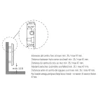 Radiator i vetëm hidraulik në çelik me karbon të zi Prodhuar në Itali - Ciro Viadurini