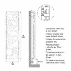 Radiator modern vertikal i dizajnit vertikal deri në 903 W - Scuba Viadurini