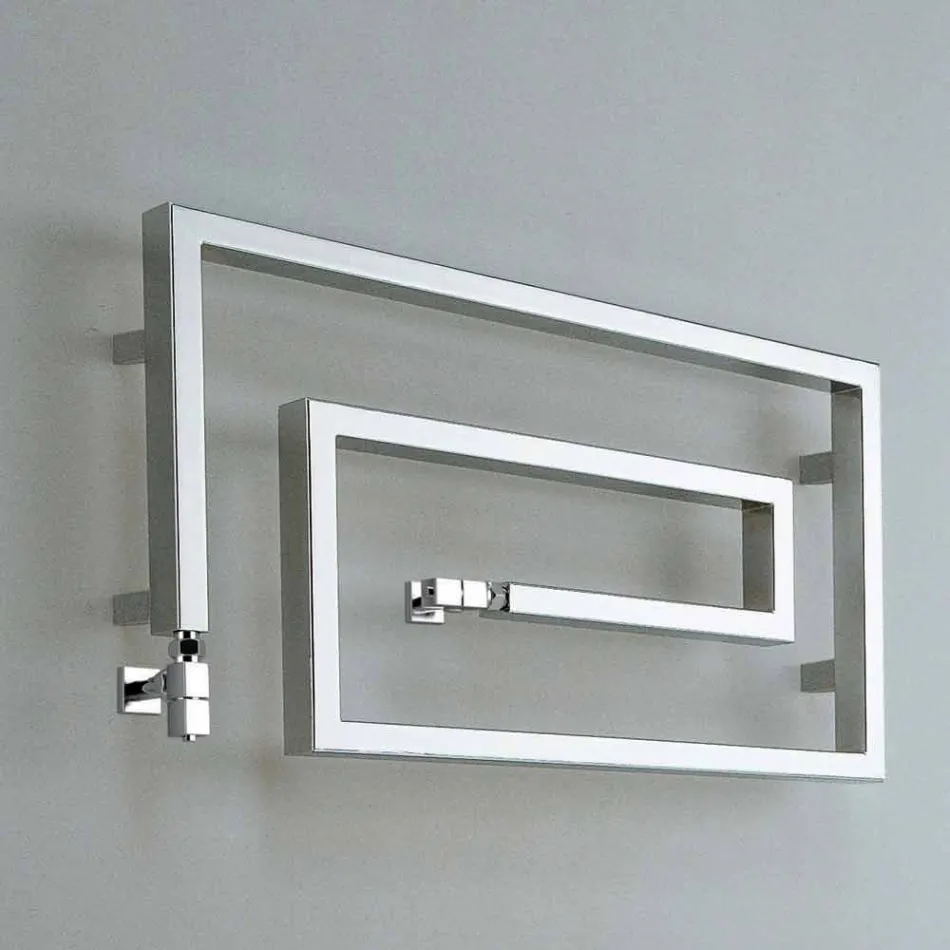 Radiator hidraulik i kromuar me krom dizajn Snake Scirocco H Viadurini