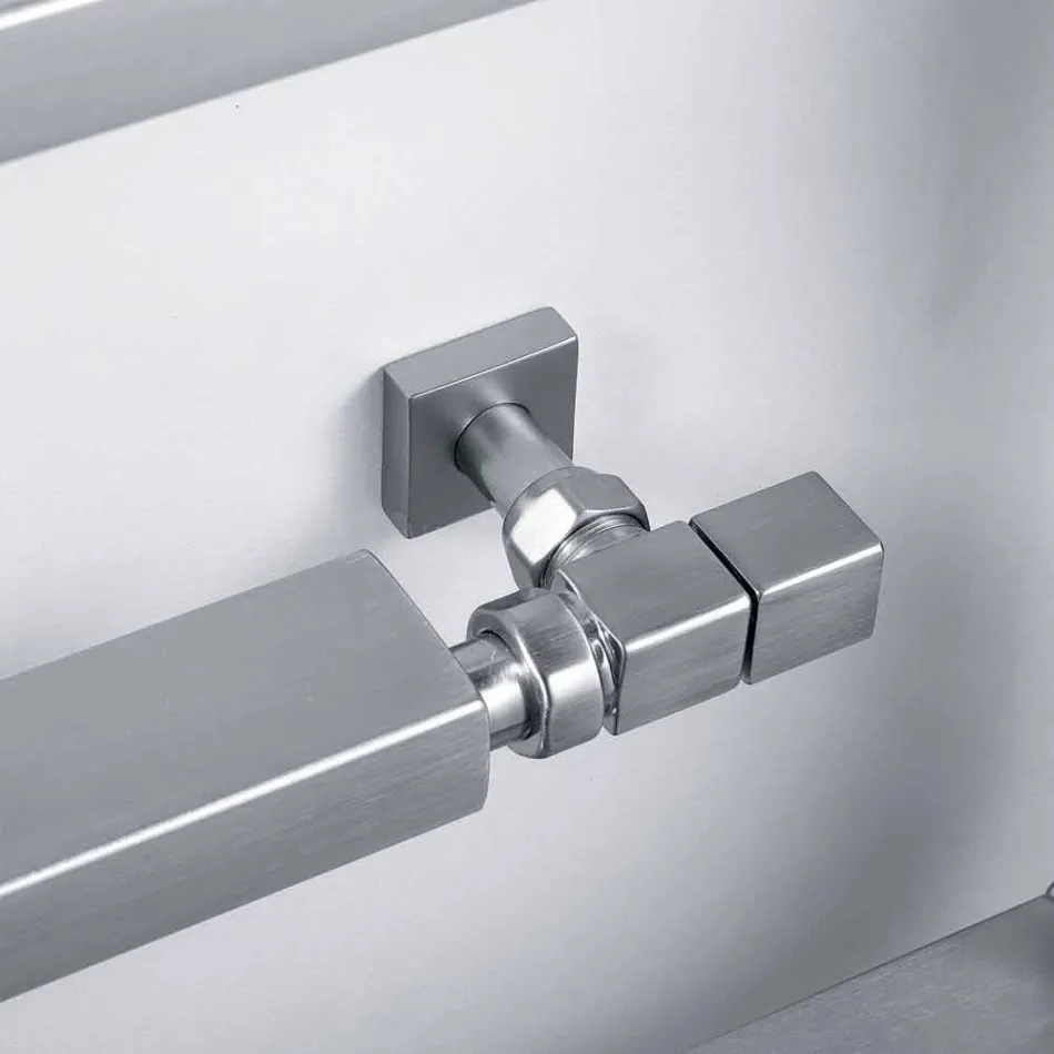 Radiator hidraulik i kromuar me krom dizajn Snake Scirocco H Viadurini