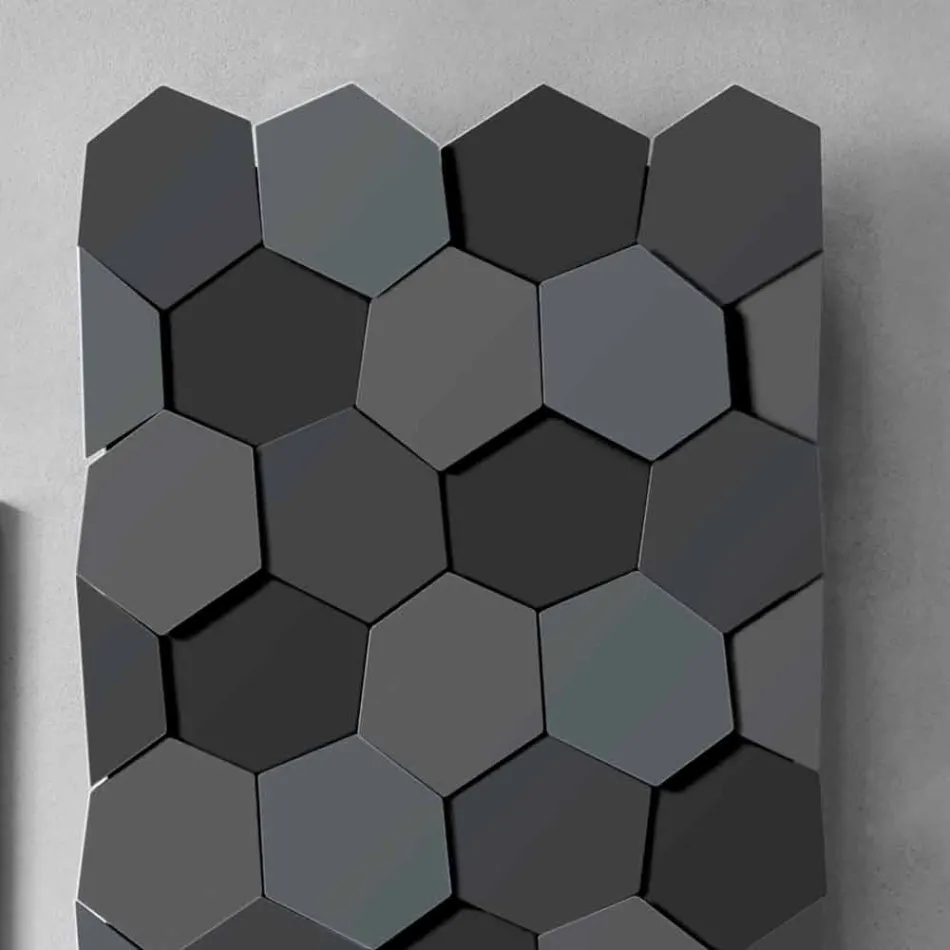 Dizajnimi Modern i Radiatorit në Çelik Vertikal Vertikal 834 Watt - Mjaltë Viadurini