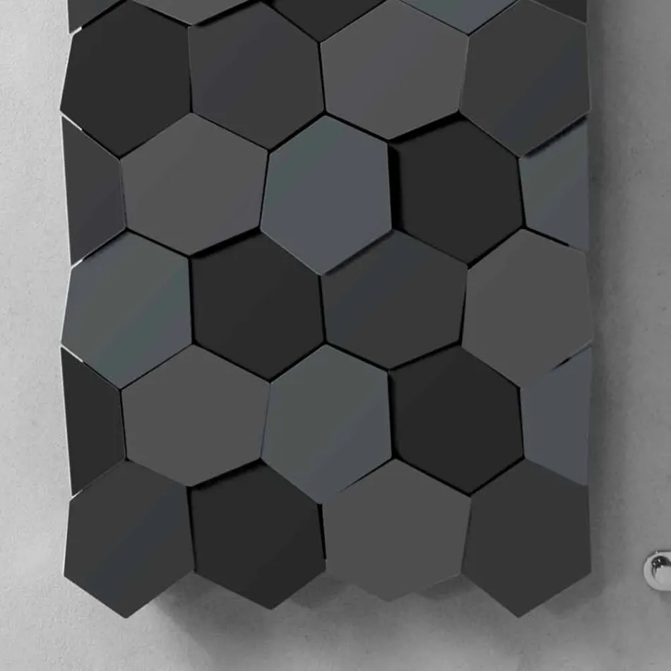 Dizajnimi Modern i Radiatorit në Çelik Vertikal Vertikal 834 Watt - Mjaltë Viadurini