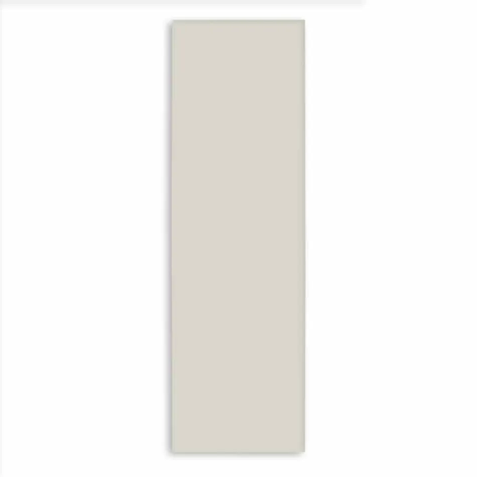 Radiatori me dizajn vertikal në çelik të bardhë gri deri në 839 W - Akull Viadurini