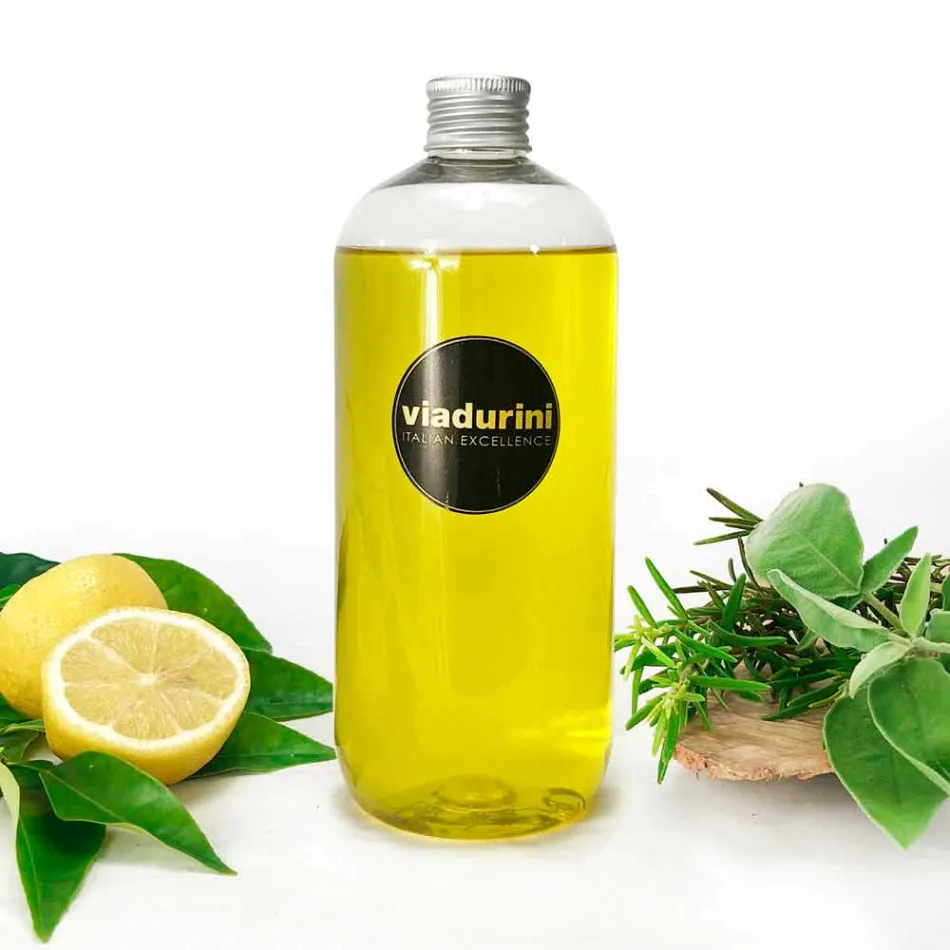 Rimbushja e Bergamot Diffuser Ambient Sticks 500 ml ose 1 lt - Ladolcesicilia Viadurini