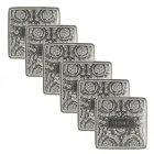 Rosenthal Versace 6 lojë me birila katrore të sheshta me logon e Versace Vintage e viteve '90 - barok Viadurini