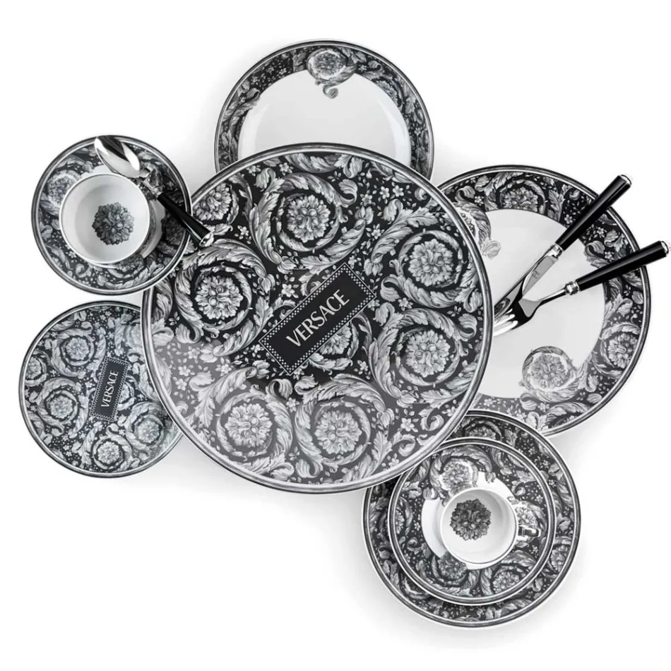 Rosenthal Versace Barocco 4 Pjata Darke Diametri 17 cm ne Porcelan - Baroko Viadurini