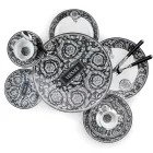 Rosenthal Versace Baroque Place Card Diametri i pjatës 33 cm në Porcelan - Barok Viadurini