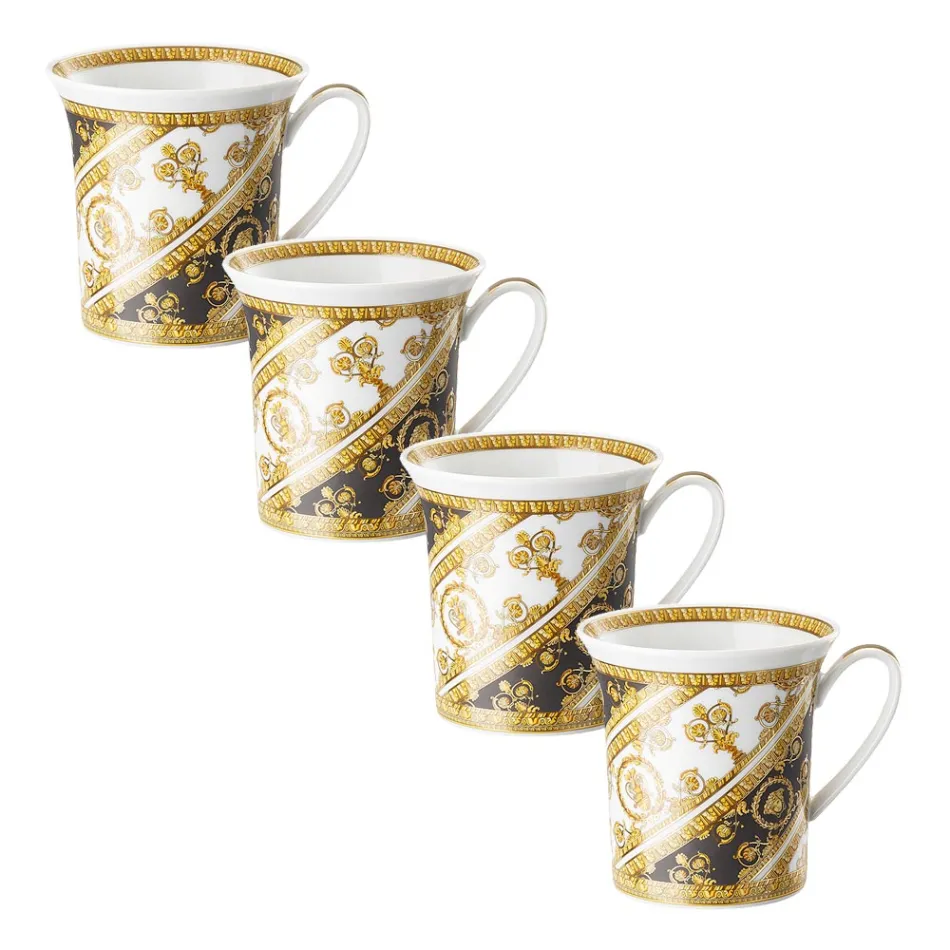 Rosenthal Versace I Love Baroque 4 Gota me Dorezë Porcelani - Barok Viadurini