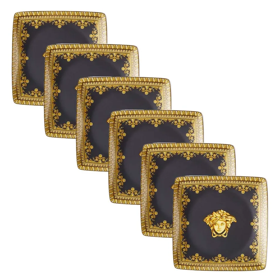 Rosenthal Versace I Love Baroque 6 Kupa Porcelani Sheshta - Barok Viadurini