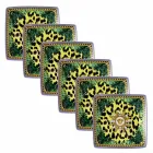 Rosenthal Versace Jungle Animalier 6 Bowls Flat Square - Animalier Viadurini