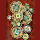 Rosenthal Versace Jungle Animalier 6 Kupa me katrorë të sheshtë - Animalier Viadurini