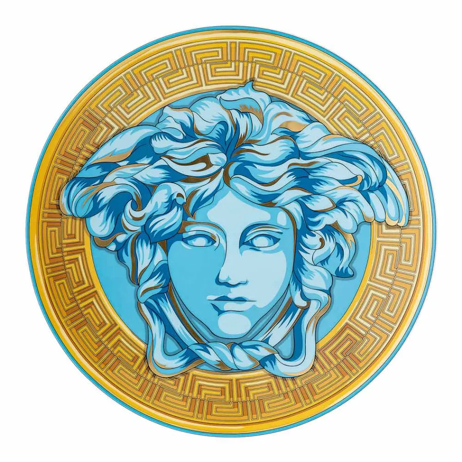 Rosenthal Versace Medusa Amplified Place Card Diametri i pllakës 33 cm - Medusaamplifield Viadurini