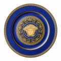 Pjatë mbajtëse vendesh moderne prej porcelani Rosenthal Versace Medusa Blue