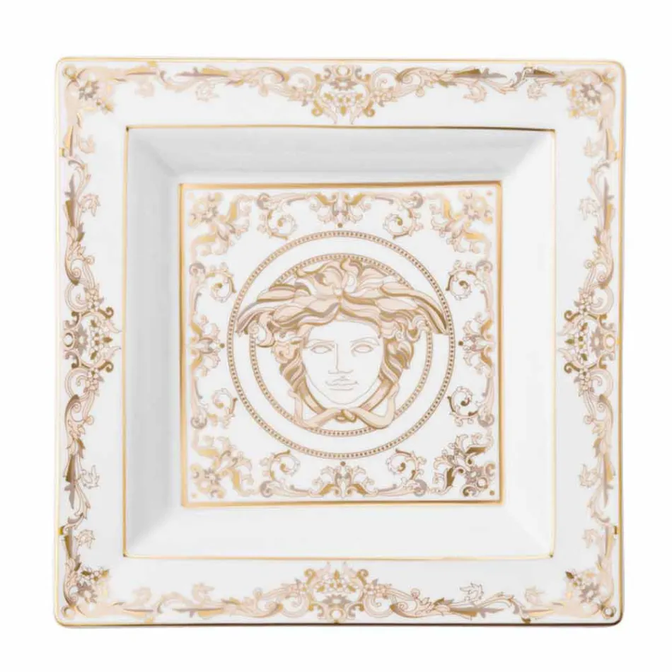 Kupa e dizajnit prej porcelani Rosenthal Versace Medusa Gala 22cm Viadurini