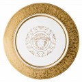 Pjatë mbajtëse porcelani Rosenthal Versace Medusa Gala Gold 33 cm