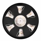 Set Rosenthal Versace Medusa Gala Gold filxhanë për ekspres 6 copë porcelani Viadurini